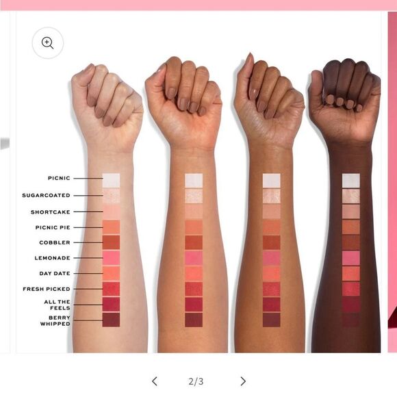 NIB 45.00 STRAWBERRY FEELS PALETTE - Picture 3 of 6